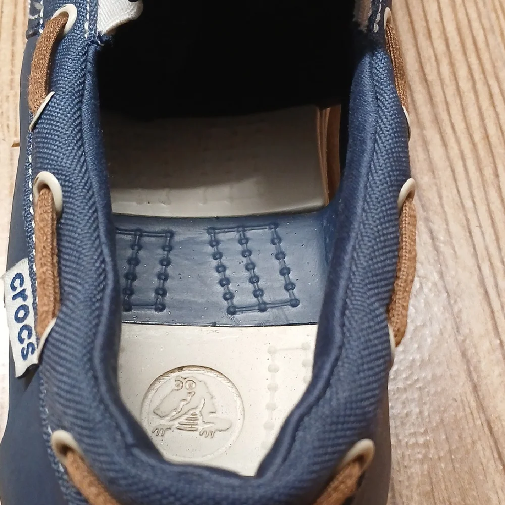 Crocs Men's Blue Casual Loafers - Picture 15 of 16